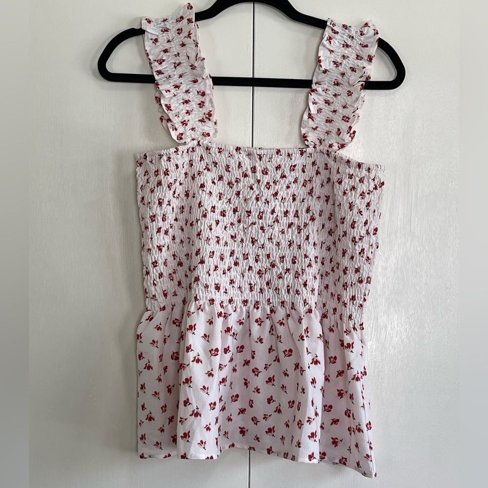 Ruffled Flower Top